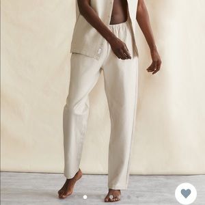 NWT Onia Pull on Seersucker Pant